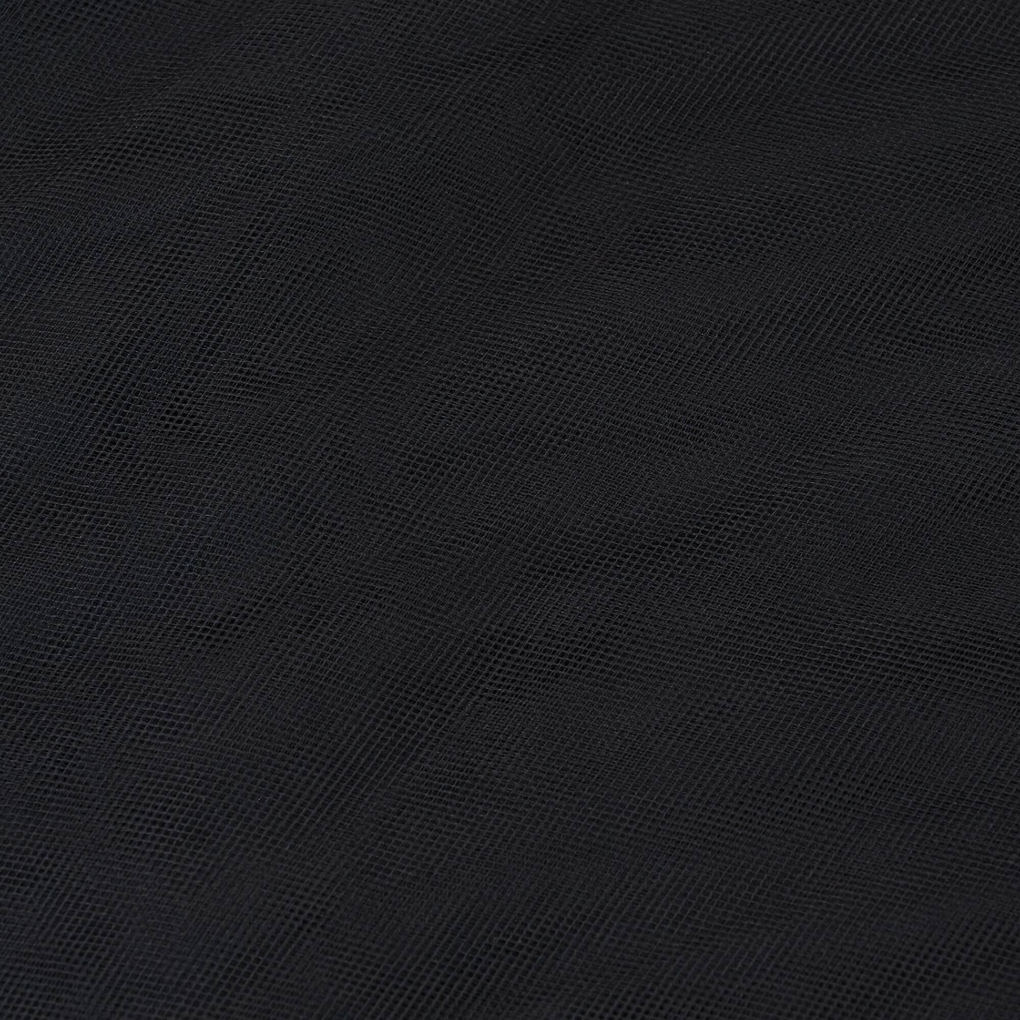 Wyla Black Matte Tulle Fabric